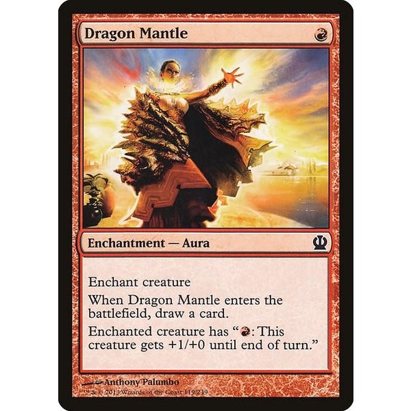 Magic: The Gathering Dragon Mantle (119) Lightly Played Foil