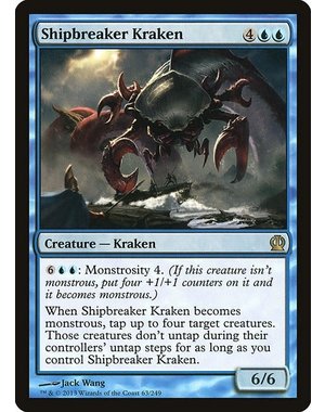 Magic: The Gathering Shipbreaker Kraken (063) Lightly Played