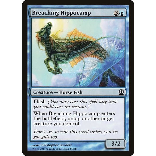 Magic: The Gathering Breaching Hippocamp (043) Moderately Played