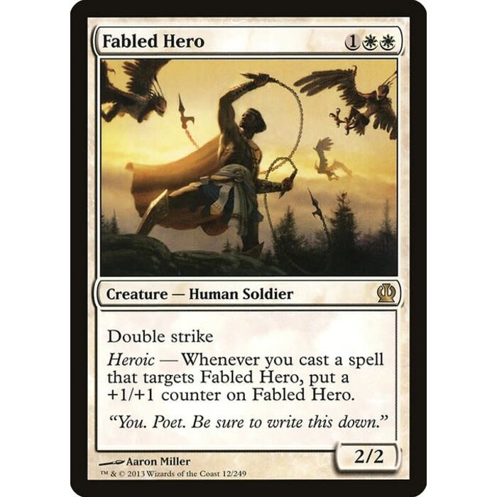 Magic: The Gathering Fabled Hero (012) Lightly Played