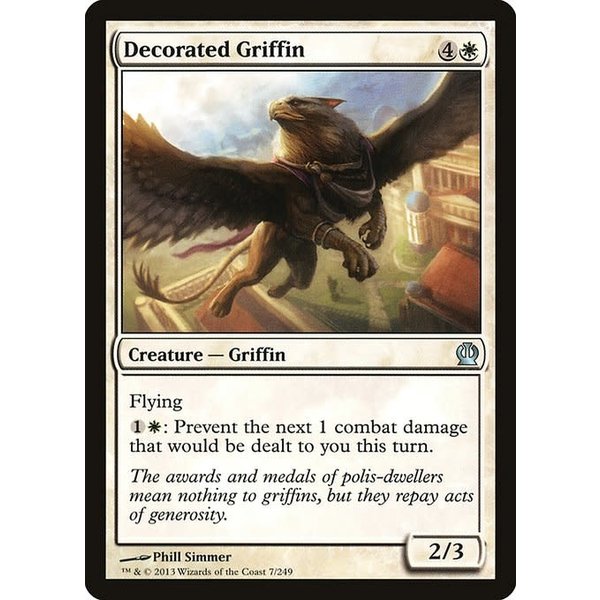 Magic: The Gathering Decorated Griffin (007) Lightly Played