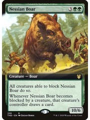 Magic: The Gathering Nessian Boar (Extended Art) (328) Lightly Played