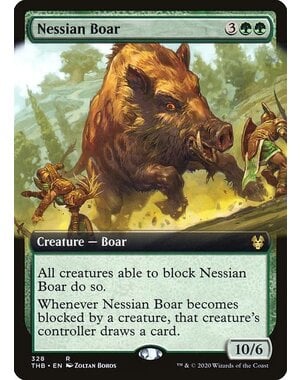 Magic: The Gathering Nessian Boar (Extended Art) (328) Lightly Played