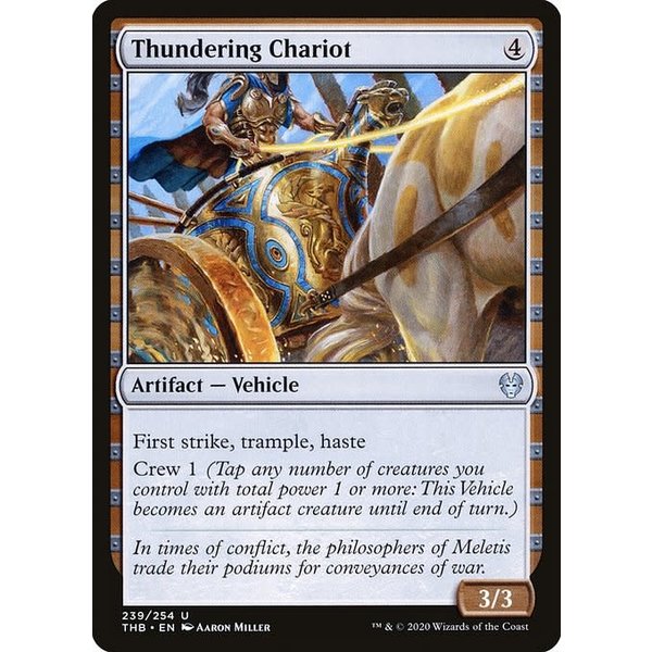 Magic: The Gathering Thundering Chariot (239) Lightly Played
