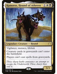 Magic: The Gathering Kunoros, Hound of Athreos (222) Lightly Played