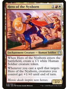 Magic: The Gathering Hero of the Nyxborn (219) Lightly Played