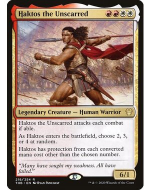 Magic: The Gathering Haktos the Unscarred (218) Lightly Played