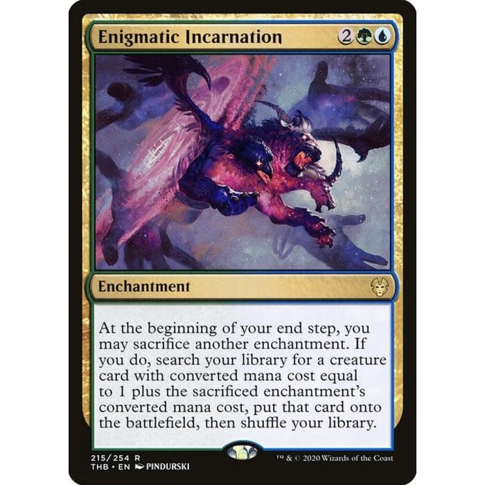 Magic: The Gathering Enigmatic Incarnation (215) Lightly Played
