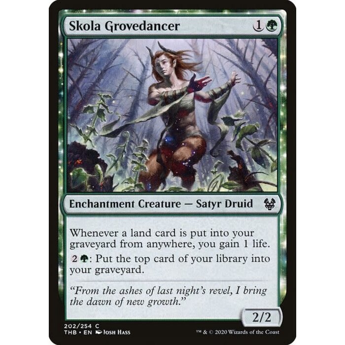 Magic: The Gathering Skola Grovedancer (202) Lightly Played