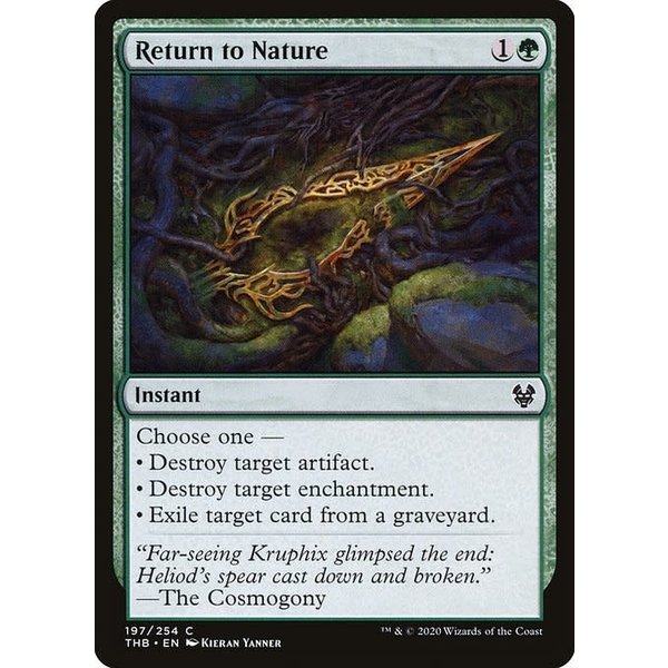 Magic: The Gathering Return to Nature (197) Lightly Played