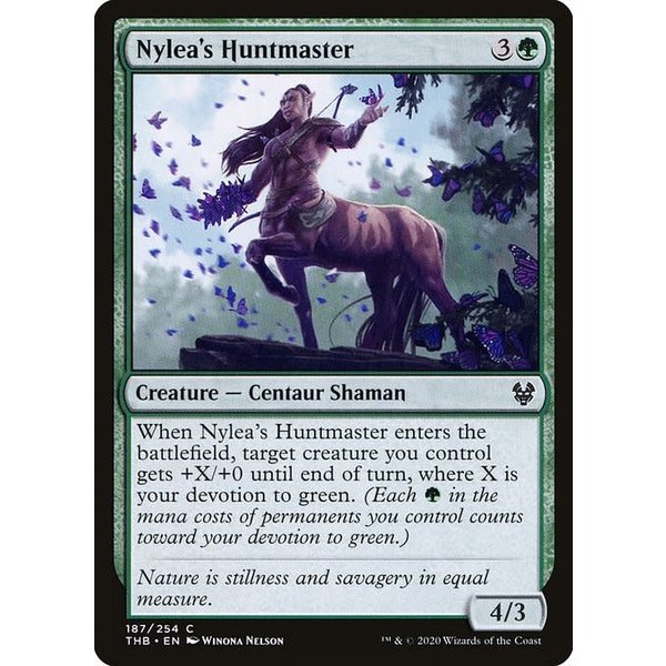 Magic: The Gathering Nylea's Huntmaster (187) Lightly Played