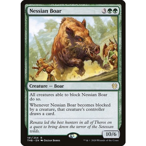 Magic: The Gathering Nessian Boar (181) Lightly Played