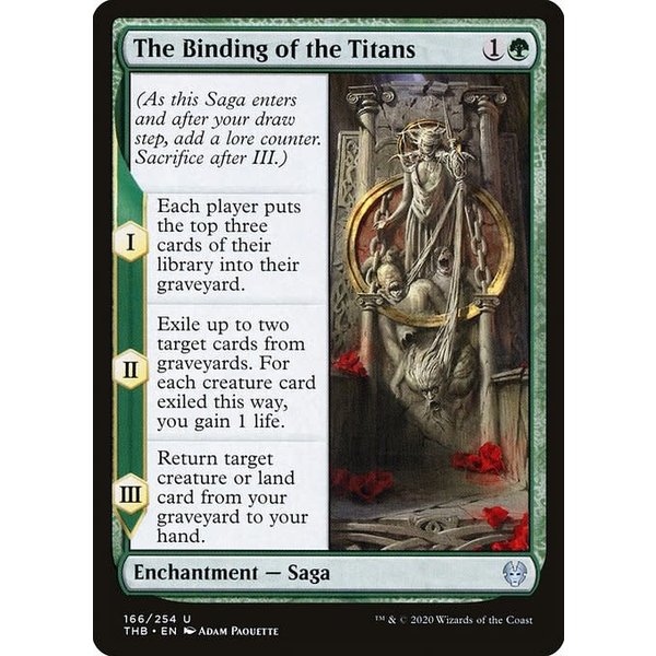 Magic: The Gathering The Binding of the Titans (166) Lightly Played