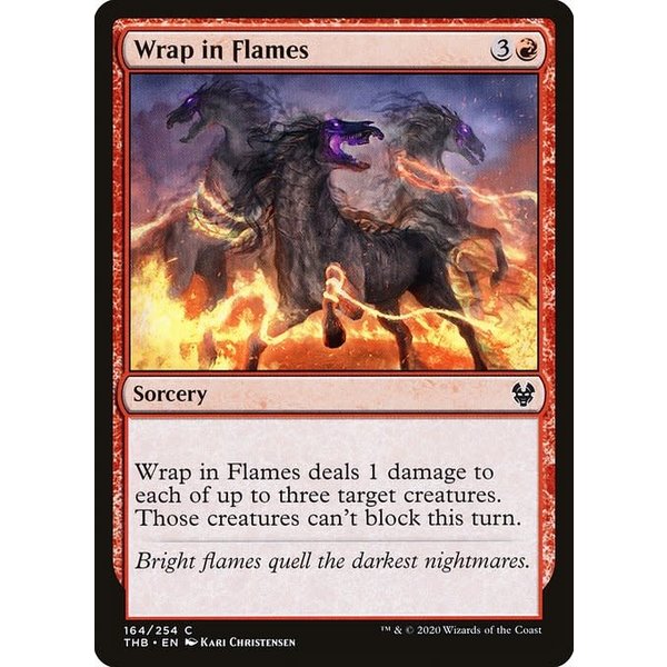 Magic: The Gathering Wrap in Flames (164) Lightly Played