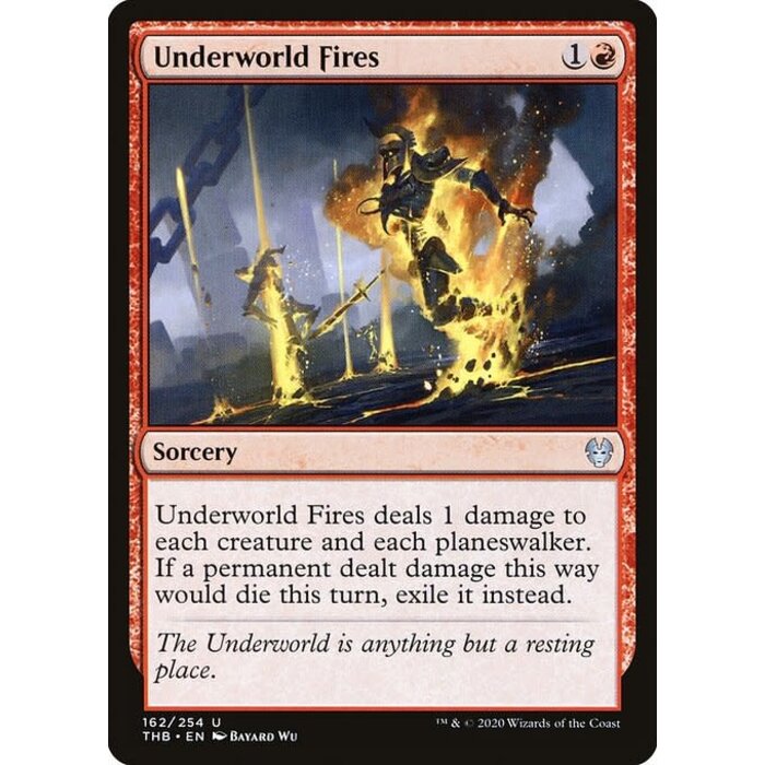 Magic: The Gathering Underworld Fires (162) Lightly Played