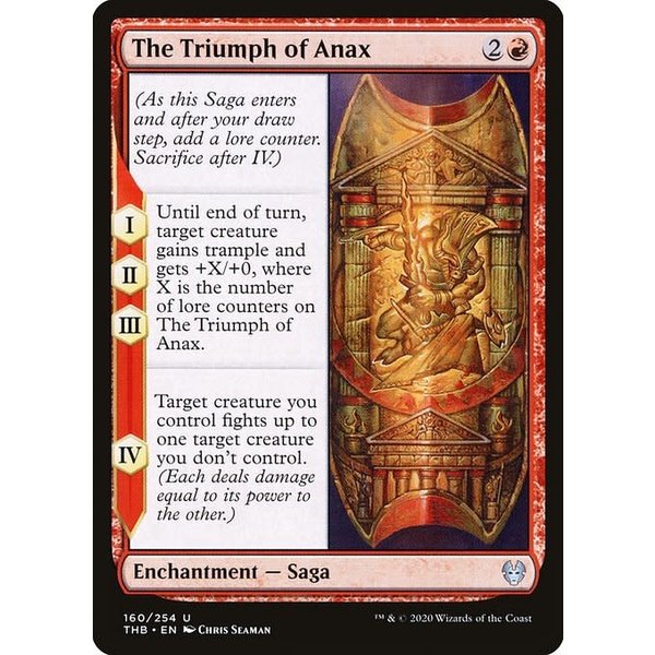 Magic: The Gathering The Triumph of Anax (160) Lightly Played