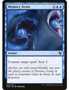 Magic: The Gathering Memory Drain (054) Lightly Played