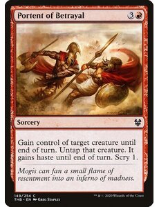Magic: The Gathering Portent of Betrayal (149) Lightly Played