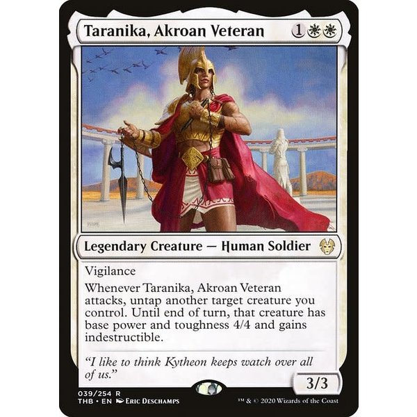 Magic: The Gathering Taranika, Akroan Veteran (039) Moderately Played