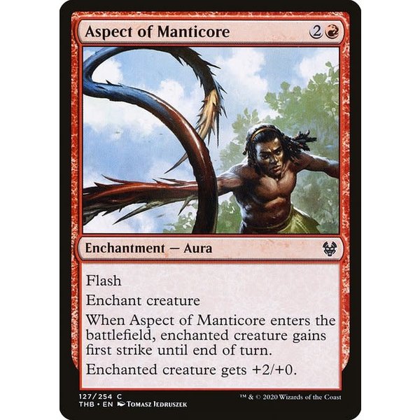 Magic: The Gathering Aspect of Manticore (127) Lightly Played