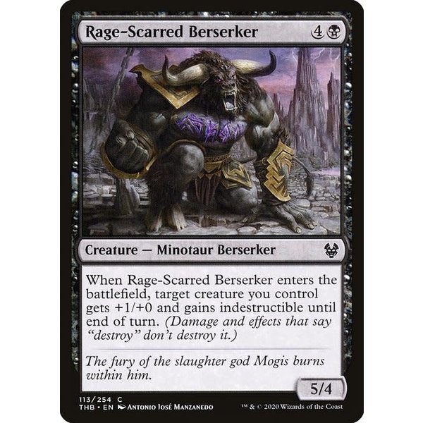 Magic: The Gathering Rage-Scarred Berserker (113) Lightly Played