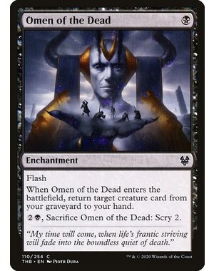 Magic: The Gathering Omen of the Dead (110) Lightly Played