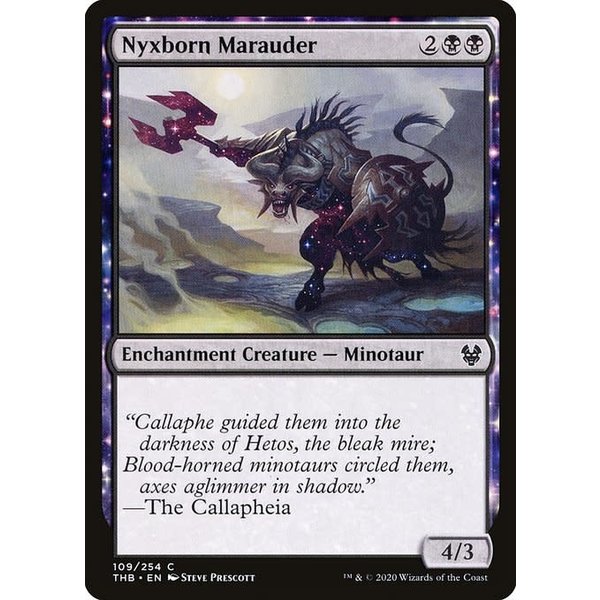 Magic: The Gathering Nyxborn Marauder (109) Lightly Played