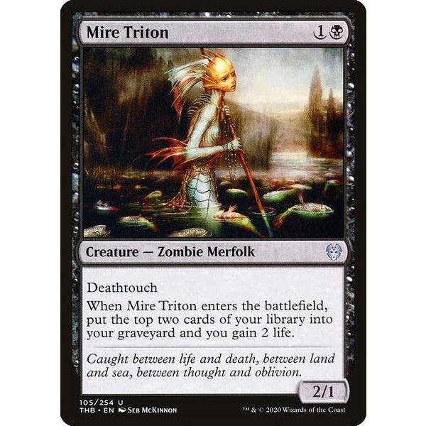 Magic: The Gathering Mire Triton (105) Lightly Played