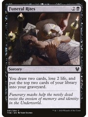 Magic: The Gathering Funeral Rites (097) Lightly Played