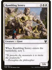 Magic: The Gathering Rumbling Sentry (035) Lightly Played