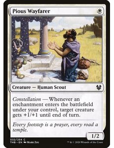 Magic: The Gathering Pious Wayfarer (032) Lightly Played