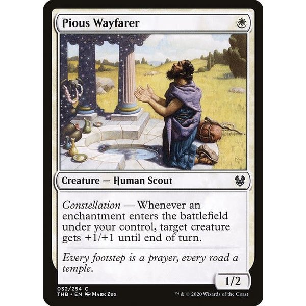 Magic: The Gathering Pious Wayfarer (032) Lightly Played