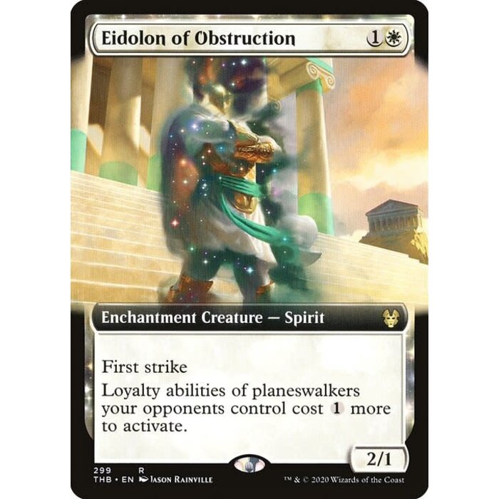 Magic: The Gathering Eidolon of Obstruction (Extended Art) (299) Lightly Played