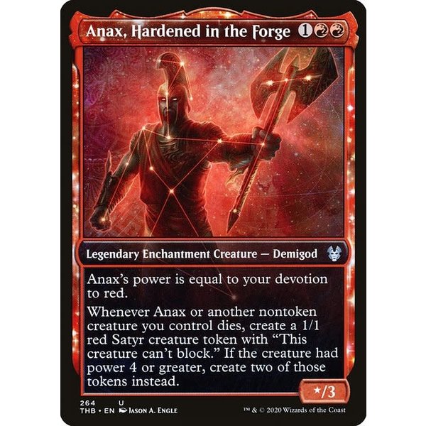 Magic: The Gathering Anax, Hardened in the Forge (Showcase) (264) Lightly Played