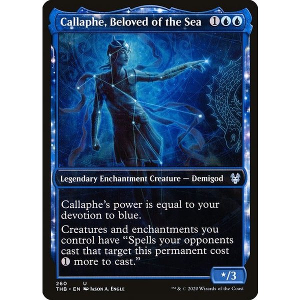 Magic: The Gathering Callaphe, Beloved of the Sea (Showcase) (260) Lightly Played