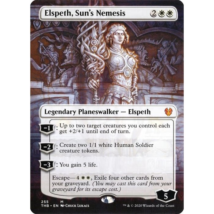 Magic: The Gathering Elspeth, Sun's Nemesis (Borderless) (255) Lightly Played