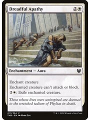 Magic: The Gathering Dreadful Apathy (011) Lightly Played