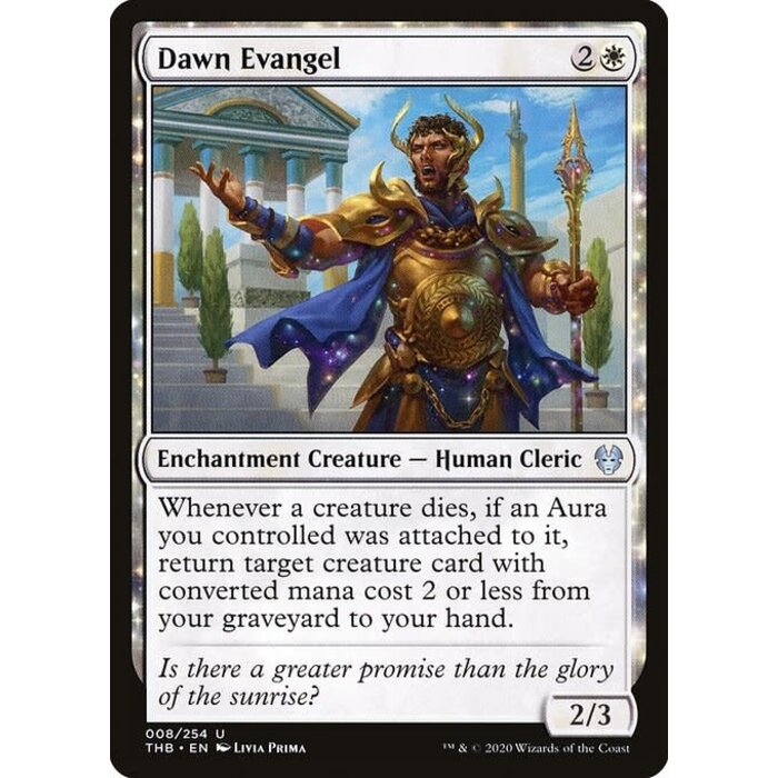 Magic: The Gathering Dawn Evangel (008) Lightly Played