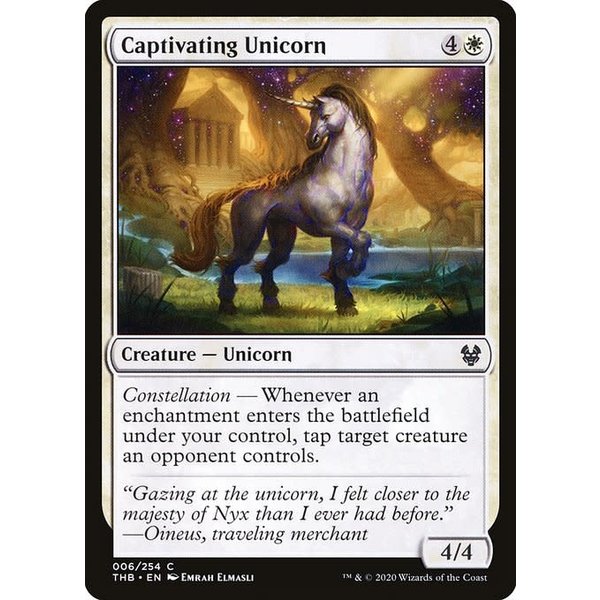Magic: The Gathering Captivating Unicorn (006) Lightly Played