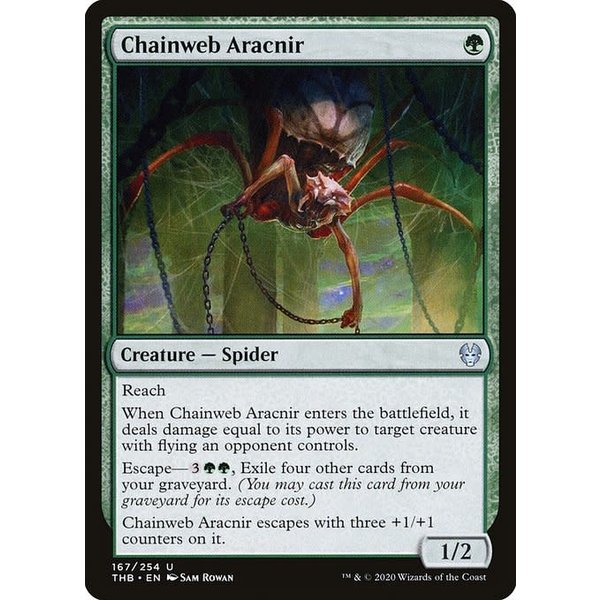 Magic: The Gathering Chainweb Aracnir (167) Lightly Played