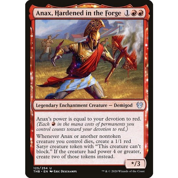 Magic: The Gathering Anax, Hardened in the Forge (125) Lightly Played