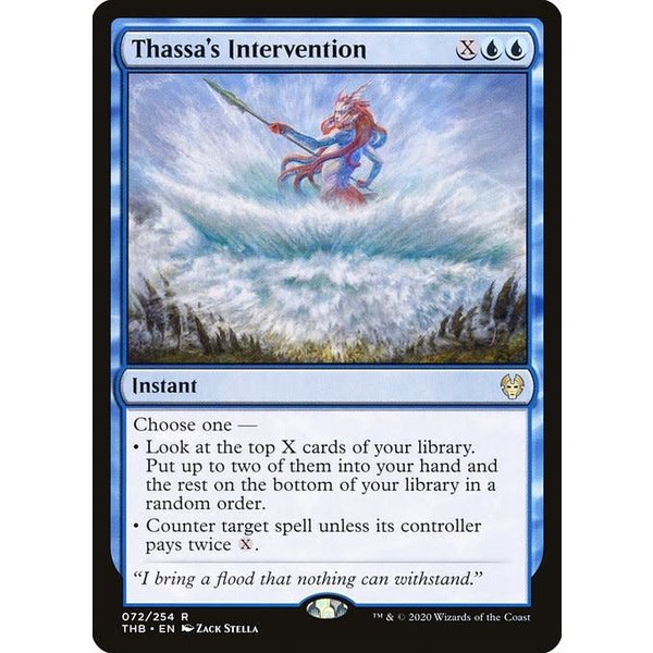 Magic: The Gathering Thassa's Intervention (072) Lightly Played