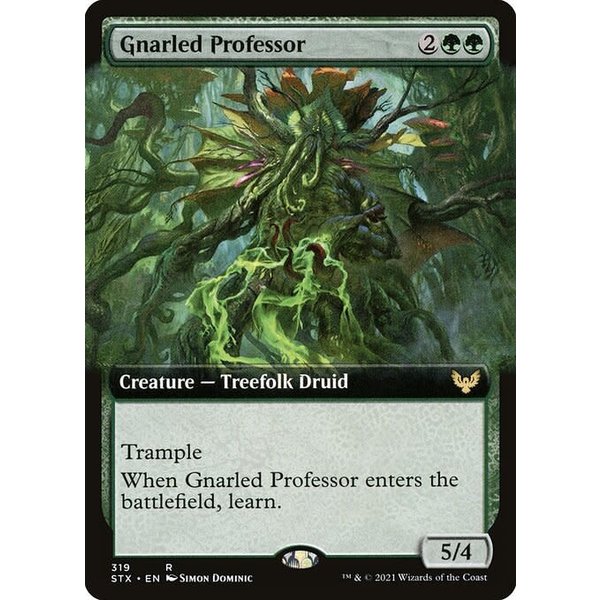 Magic: The Gathering Gnarled Professor (Extended Art) (319) Near Mint