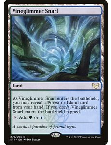 Magic: The Gathering Vineglimmer Snarl (274) Moderately Played - Japanese