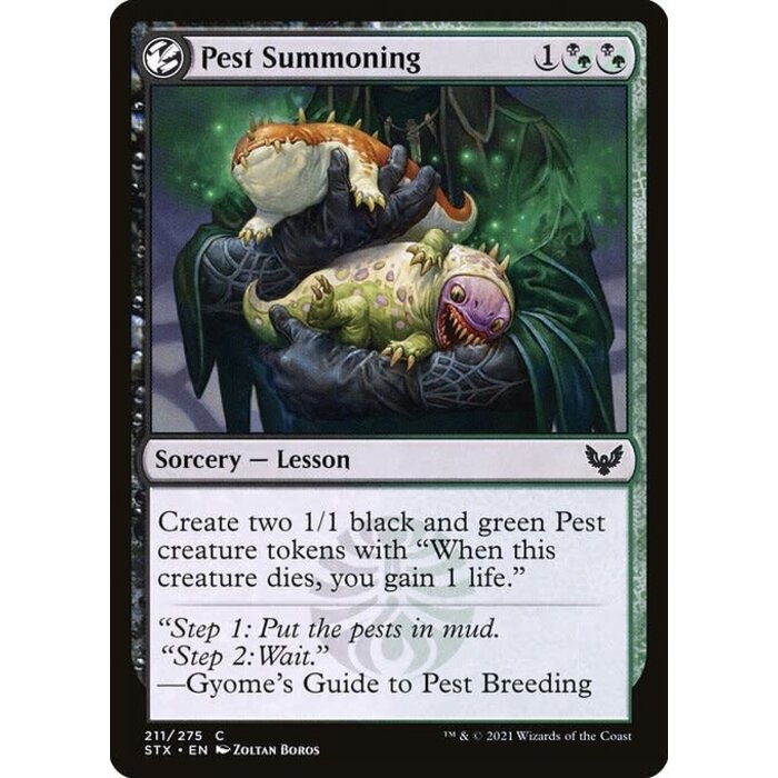 Magic: The Gathering Pest Summoning (211) Near Mint