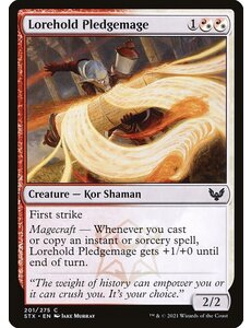 Magic: The Gathering Lorehold Pledgemage (201) Near Mint