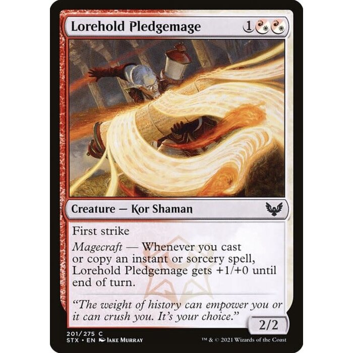 Magic: The Gathering Lorehold Pledgemage (201) Near Mint