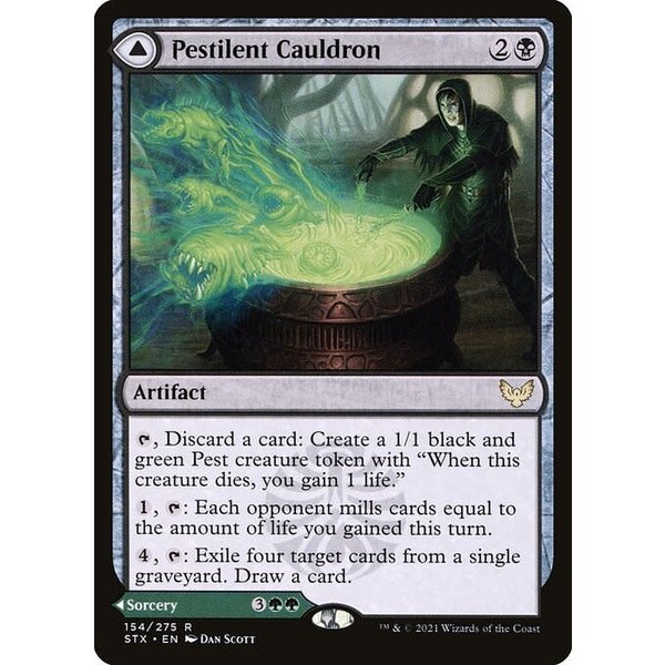 Magic: The Gathering Pestilent Cauldron (154) Near Mint