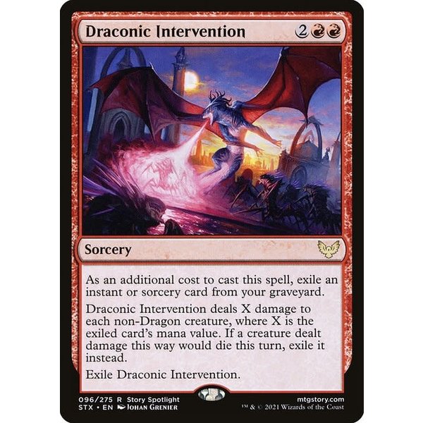 Magic: The Gathering Draconic Intervention (096) Near Mint