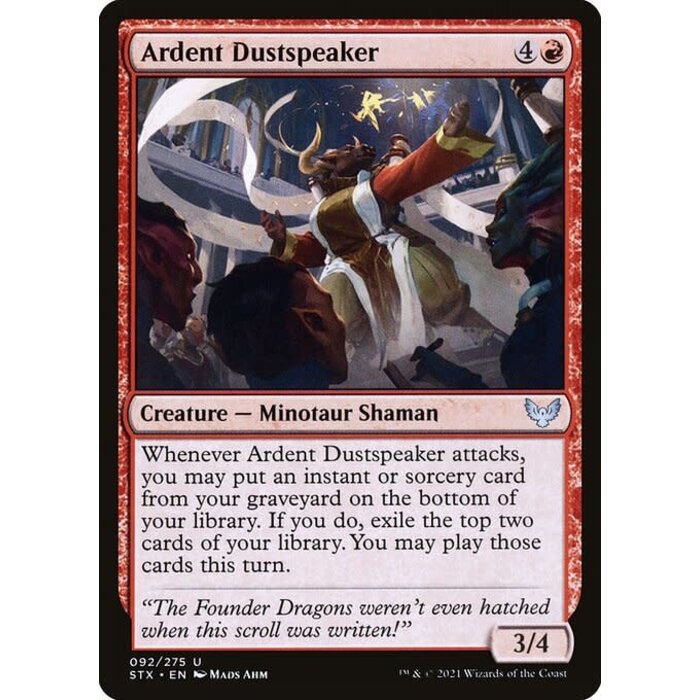 Magic: The Gathering Ardent Dustspeaker (092) Near Mint